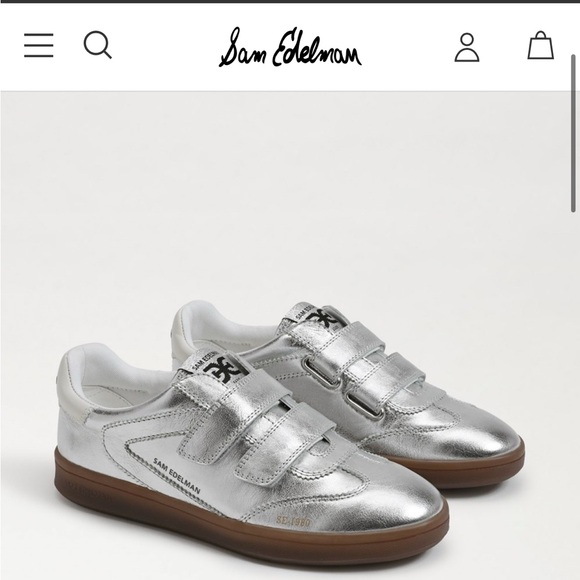 Sam Edelman TALIA SLIP ON SNEAKER Silver Size 7 - Picture 9 of 9